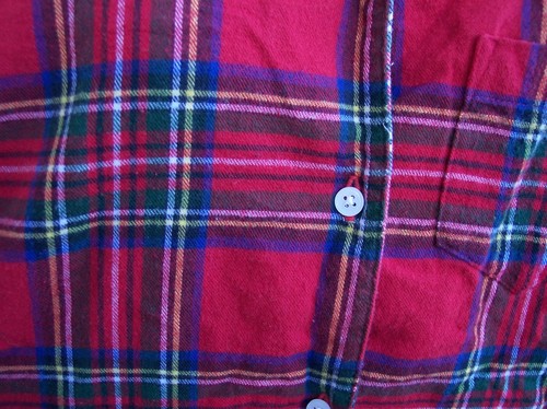 LL Bean NEW Women Flannel Pajama top size XL Tall XLT Tartan Scotch Plaid shirt - Picture 8 of 12