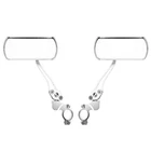 Set of 2 Custom Chrome Bike Mirrors