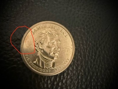 james monroe dollar coin 2008 d