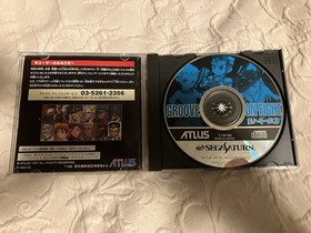 ATLUS Groove on Fight - Sega Saturn - Fighting - NTSC-J (Japan) - Blue CD - CIB