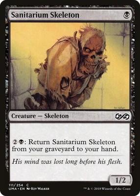 Sanitarium Skeleton 111 C Ultimate Masters Magic: The Gathering NM/M