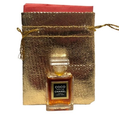 MINIATURE Vintage COCO Chanel PURE PARFUM 4ml Mini Perfume NOS + Gift Pouch