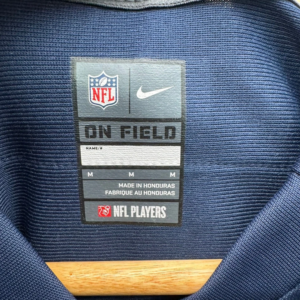 耐克海鹰队球衣女式 M 码海军蓝绿色 12 球迷 NFL 足球上衣 — 第 4/4 张图片