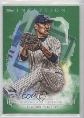 2019 Topps Inception Green Masahiro Tanaka #74 h3a