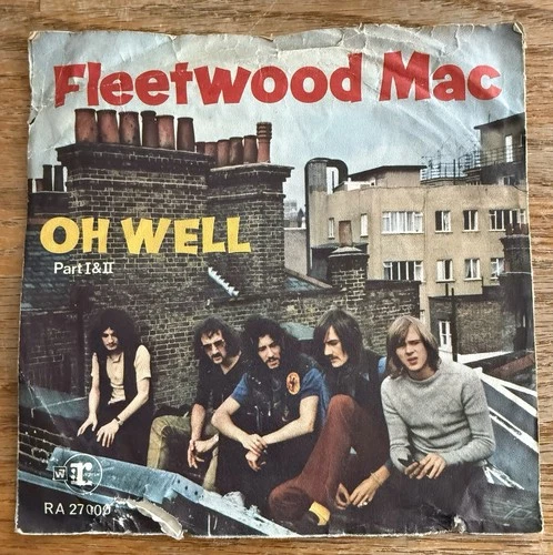 Fleetwood Mac Oh Well Part I & II Reprise 45rpm W/PS Norway (1969)