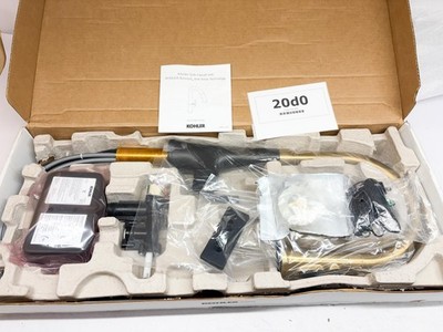 KOHLER 23766-WB-BMB Tone Touchless kitchen sink faucet Konnect Matte Black/Brass