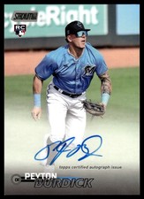 2023 Topps Stadium Club PEYTON BURDICK AUTO MARLINS RC SCBA-PB