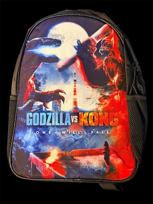 NEW GODZILLA vs KONG KIDS SCHOOL BACKPACK
