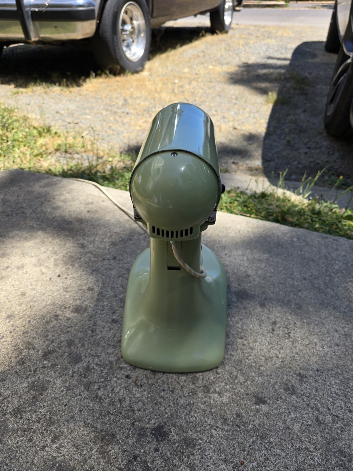 Vintage KitchenAid Hobart Model K45 Green Tilt Mixer Countertop House Food Room