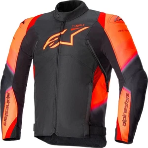Alpinestars T-SP 1 V2 Waterproof Motorcycle Motorbike Jacket Black / Fluo Red