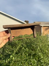 Vintage Mini Towel Wall Shelf