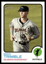 2022 Topps Heritage Minor League #67 Reed Trimble    Delmarva Shorebirds