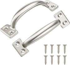 6 Inch Gate Handle Outdoor 304 Stainless Steel 2 Pack 6 Inch Stainless Steel