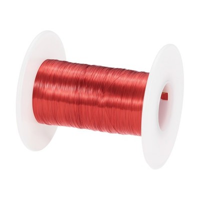 0.08mm Magnet Wire 3668ft (1118m) Enameled Copper Wire 50g 155C, Red
