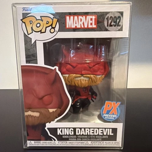 Funko Pop! Marvel - King Daredevil - PX Previews #1292 w/ Pop Protector