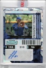 2021 Panini Contenders Prospect Ticket Cracked Ice #PT-LA Luisangel Acuna #/23