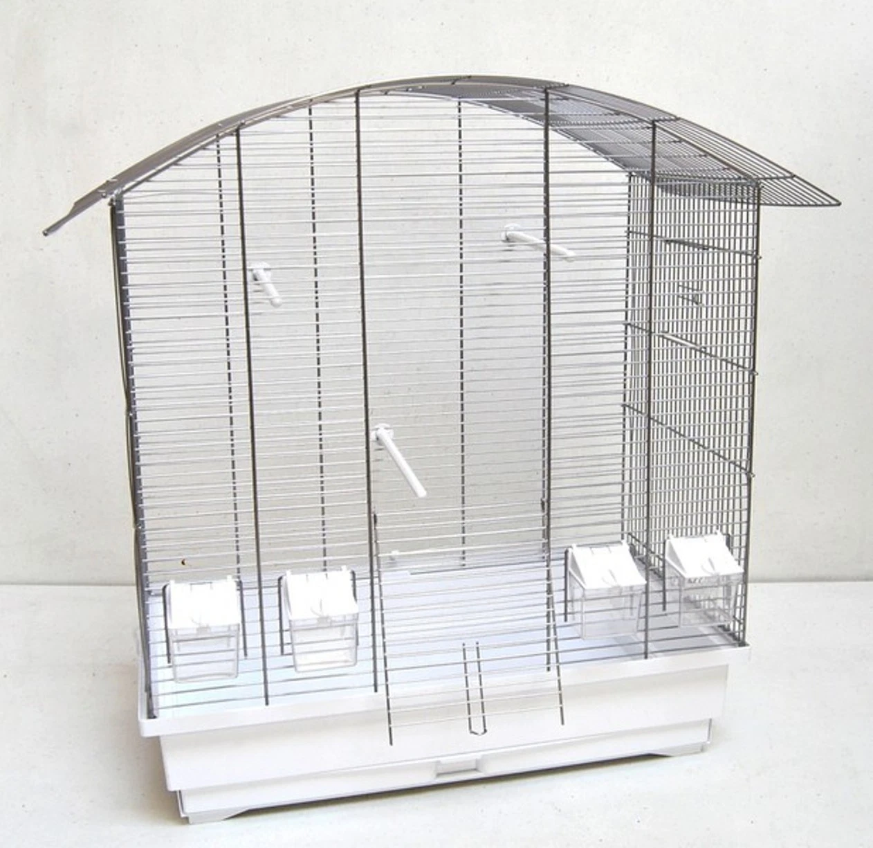 Ula Bird Cage, Bird House With Accessories, Chrome/White
Opens in a new window or tab