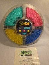 Vintage Simon Electronic Game Clear Milton Bradley Tested Works