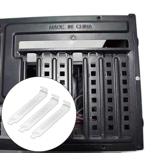 Couvercles de fente PCI en acier allié 5 pièces pour améliorer le filtre de ventilation de boîtier de bureau - Photo 2/10