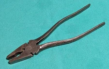 Early 1900's Irvington Mfg. Co. IMCO No. 1001-10" Button Pattern Pliers Fencing