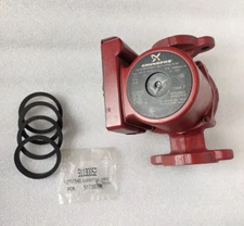 Grundfos UPS15-58FC Pump Outside Wood Boiler Furnace Made In Denmark