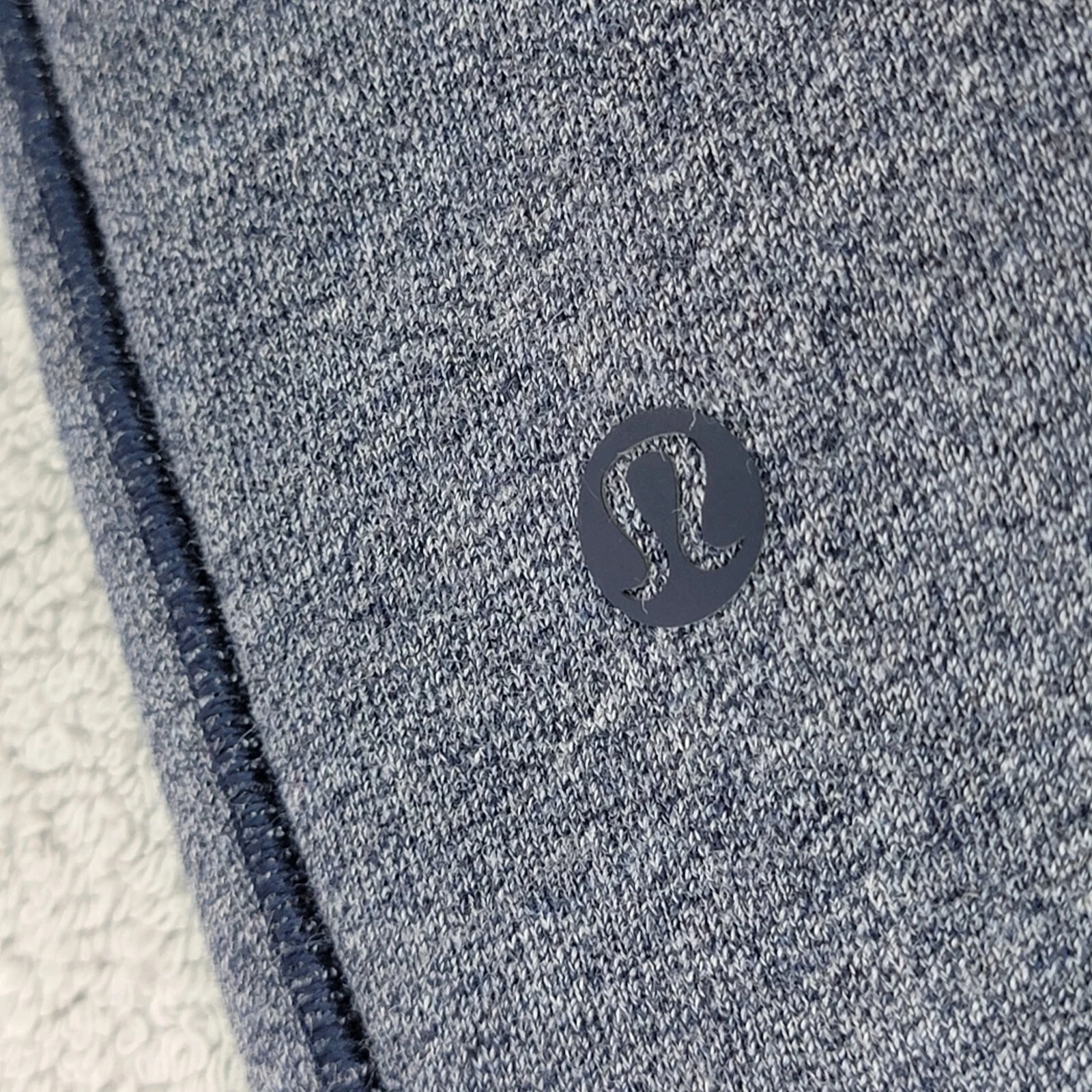 lululemon heather blue drawstring pockets comfortable pants