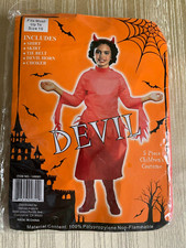 Halloween Devil Costume 5 Piece Children's Costume Brand New Same Day Shipping