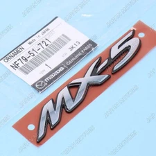 Genuine OEM Mazda  Rear Trunk Chrome Emblem Badge Nameplate MX-5 Miata NF7951721