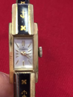Rare Vintage Consul Swiss Windup Watch White Rare Vintage Womens Consul Swiss Made Mechanical Wind up  main image 2