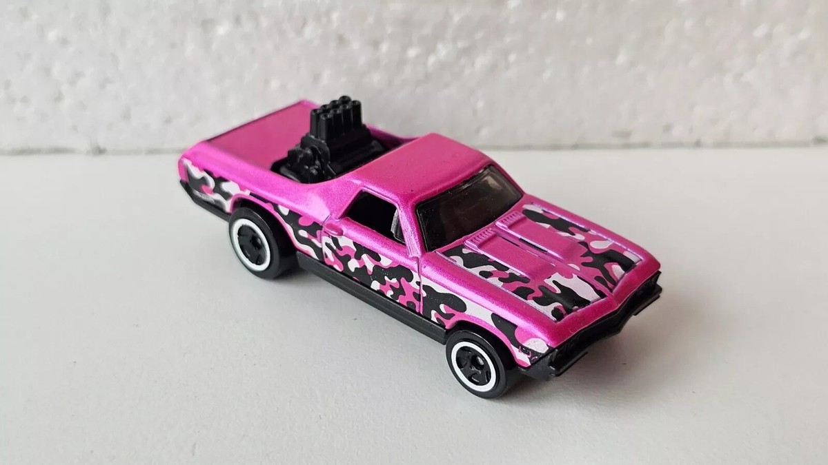 HOT WHEELS 68 EL CAMINO PINK WHITE BLACK | eBay