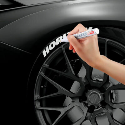 Permanent Autoreifen Reifen Metall Lackstift Ölbasis Marker Wasserdicht Weiß