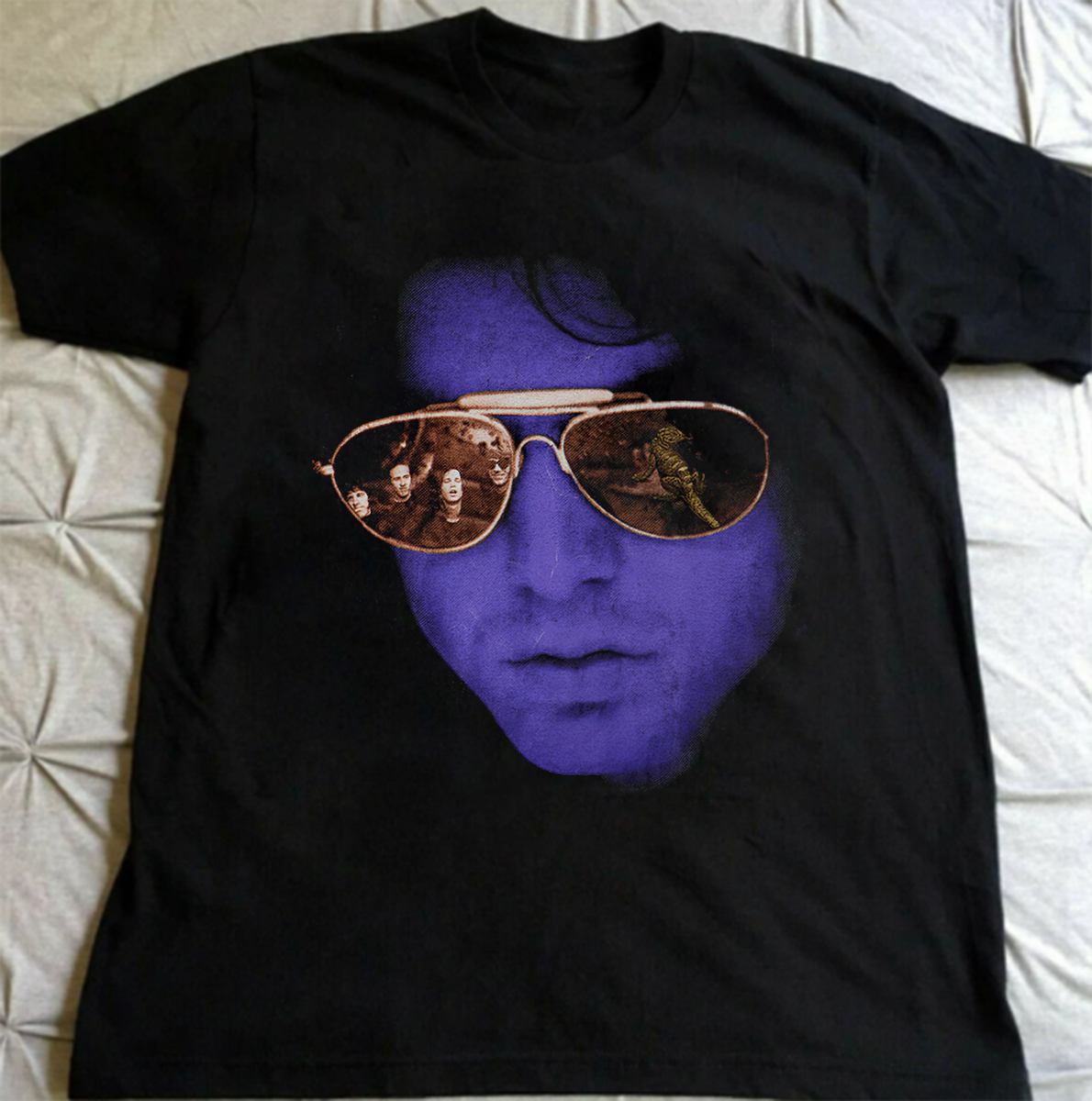 Jim Morrison I Am The Lizard King Concert Black Unisex S-5XL T