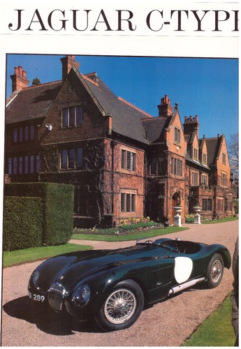 2 LOT Vintage Jaguar C-type, Street & Racing, UK & USA, Multi-Page Mag Articles