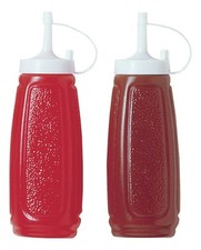 Chef Aid 2 X Sauce Bottles Plastic