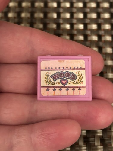 Vintage Hasbro Charmkins Jewelry House Rplcmnt Wood Storage Door