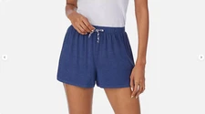Jane & Bleecker Womens Sleep 1 ONLY Shorts (NAVY , L) NWOT