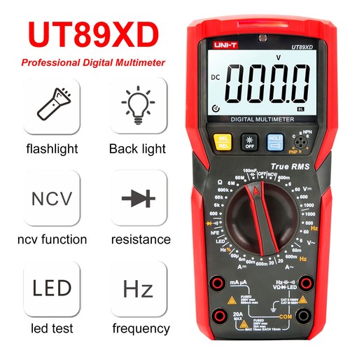 UNI-T UT89X/UT89XD NCV Measurement Multimeter Temperature Capacitance Resistance - Picture 15 of 21