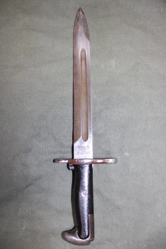 Original Vintage End of WW2 US Military M1 Garand Bayonet Knife G12A