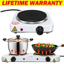 Hot Plate Portable Electric Cooktop Cooker Stove Hotplate Cooking Iron Heating