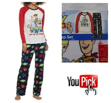 Disney Toy Story 4 2-PC Women's Pajama Set Family Christmas Jammies Choose Size