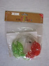 NEW Ankyo 10 Color String Lights, Red/Green, 6', 2 AA Batteries (Not Inc) r