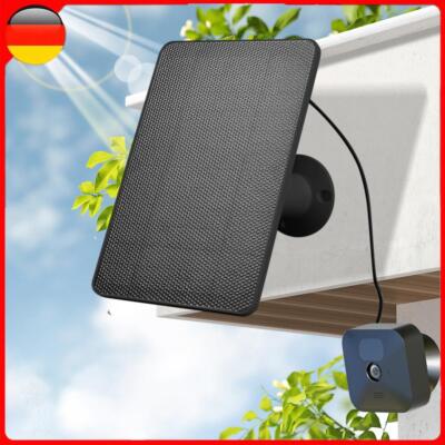 Solar Panel Micro USB Solar Cell Panel for Blink XT/XT2/Outdoor Camera(3rd Gen)