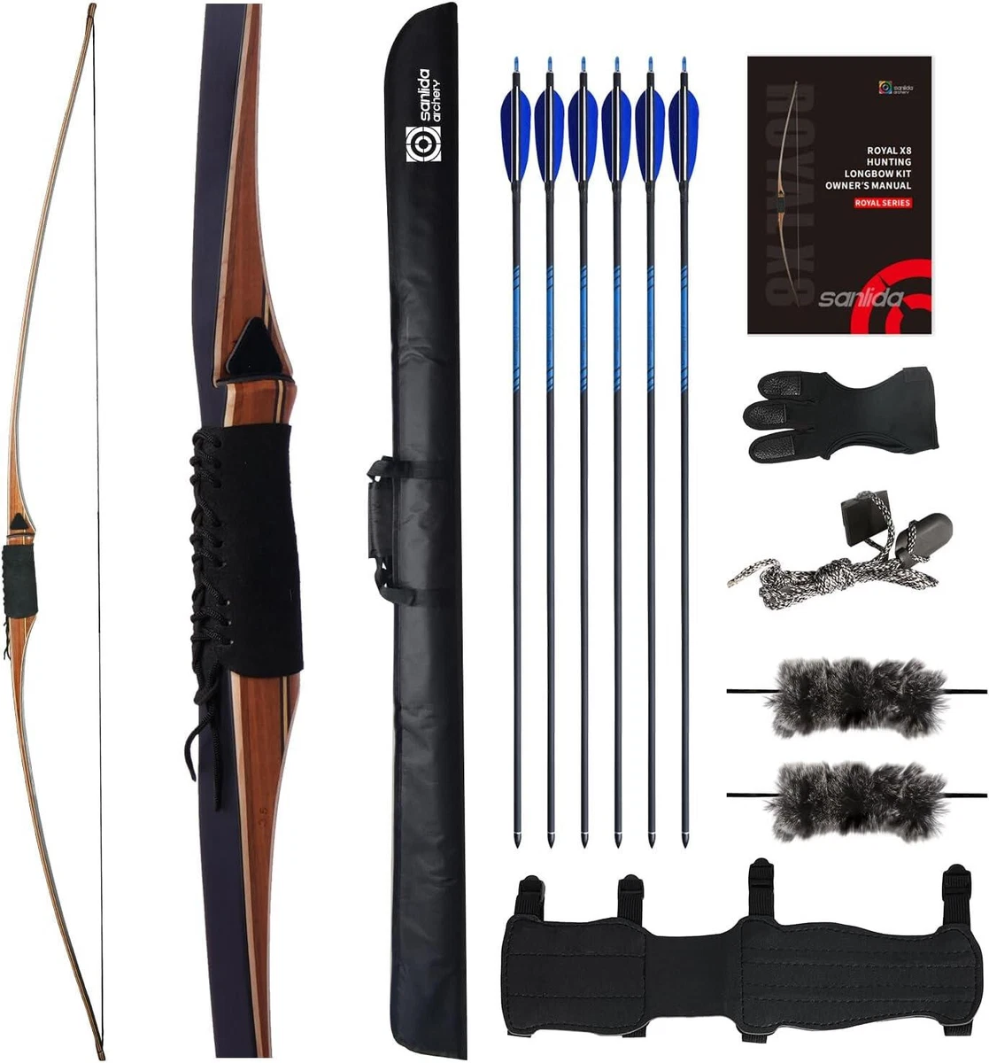 Sanlida Archery 68” Royal X8 Longbow