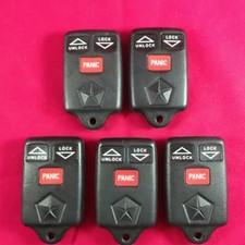 Lot Of 5 Chrysler Dodge Jeep Oem Remote Keyless Fob 3b - Gq43vt7t