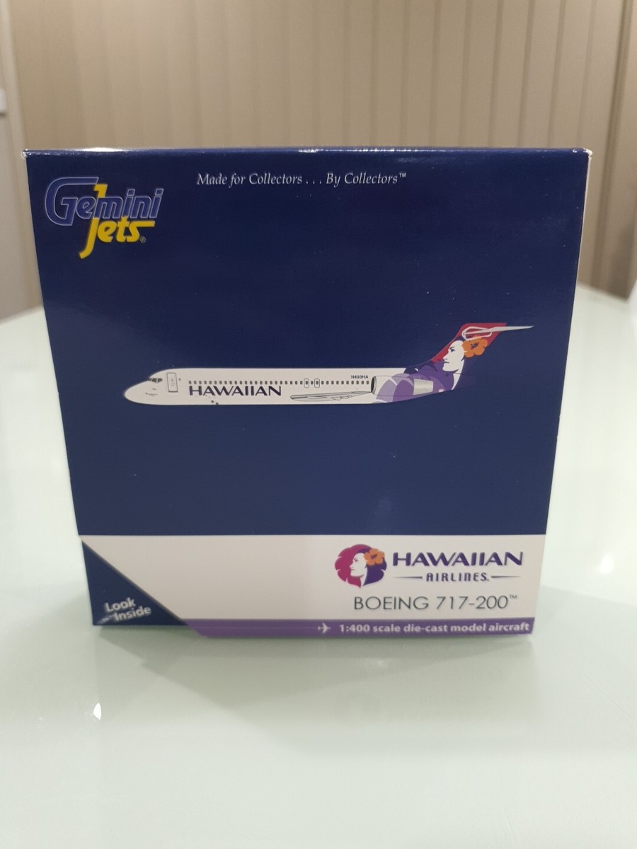 Gemini Jets 1:400 Hawaiian Boeing 717-200 Airlines N493HA Gemini Jets 1:400 Hawaiian Boeing 717-200 Airlines N493HA