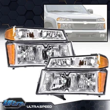 Fit For 04-12 Chevy Colorado/GMC Canyon Bumper Headlights HeadLamp Amber Corner