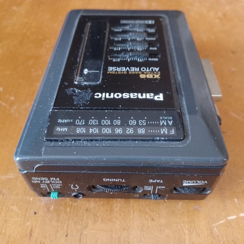Panasonic XBS AM FM Radio Cassette Player Dolby TAPE PLAYER NOT WORKING - Picture 3 of 5