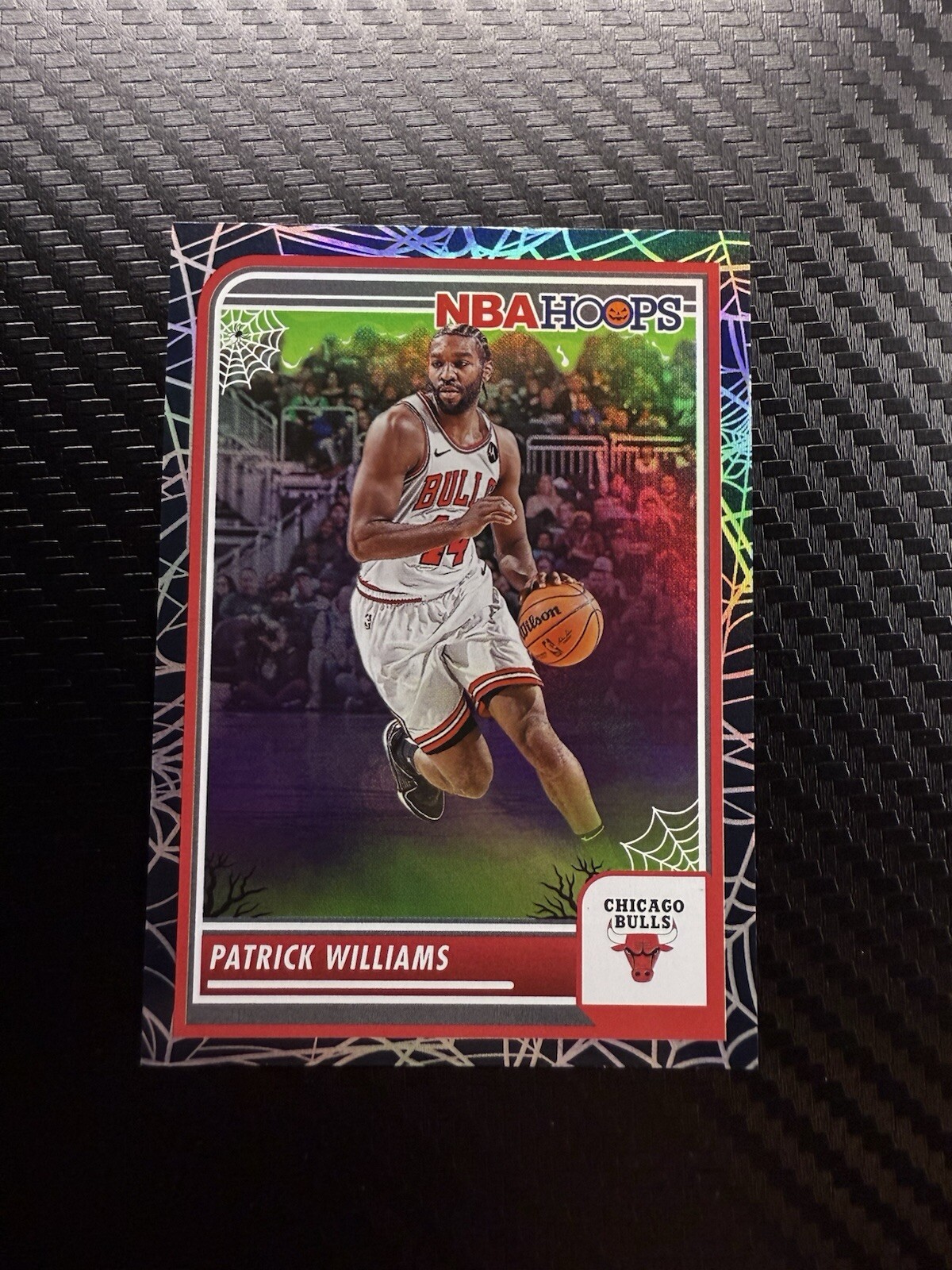 Patrick Williams 2023-24 Haunted Hoops Holo Webs #273