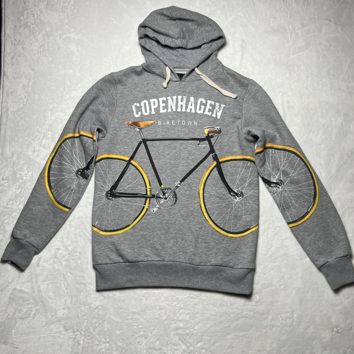 Fox Premium COPENHAGEN BIKETOWN Hoodie Bike Graphic Bike Hoodie Sz