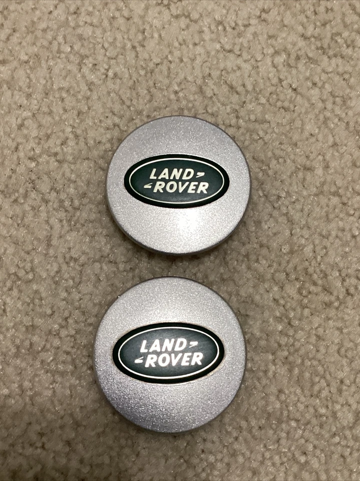 Tapa central Land Rover LR2 LR3 2005-2016 OEM PLATA/VERDE #RRJ500030xxx 1 pieza Foto 3 de 4